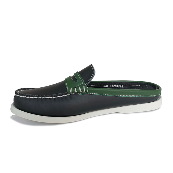 

half drag casual sandals shoes men slippers no heels lazy peas shoes comfortable slip on loafers ing, Black