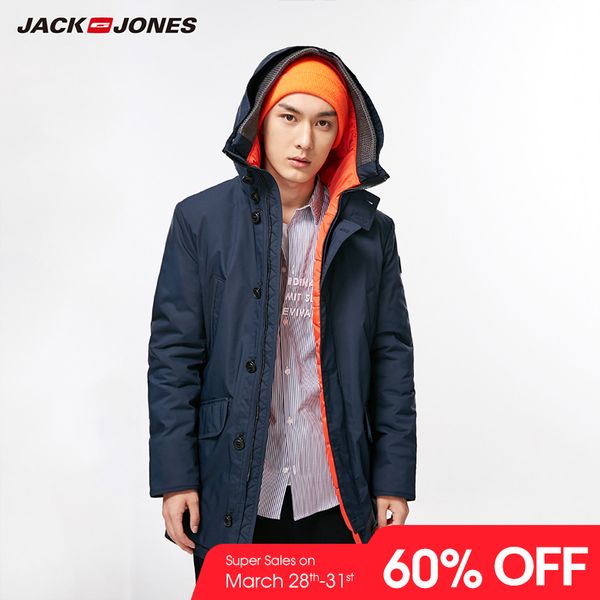 

мужская зима осень средний стиль тепловое пальто хлопка slim fit college luxury флис pilot куртки | 218309511, Black