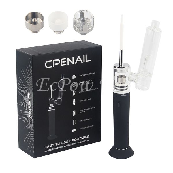 

CPENAIL Vape Starter Kit Портативный Воск Испаритель Dab Rig Ногтей Керамический Кварцевый Электрический H Ногтей GR2 Ti 3 типа катушки ecigs Vapor Стеклянные бонги