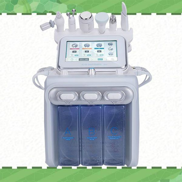 

2019 portable 6 in 1 hydro peel microdermabrasion hydra facial hydrafacial deep cleaning rf face lift skin tightening spa beauty machine