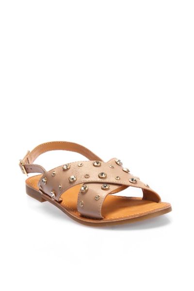 

pearl genuine leather outdoor pink sandals 120130005452, Black