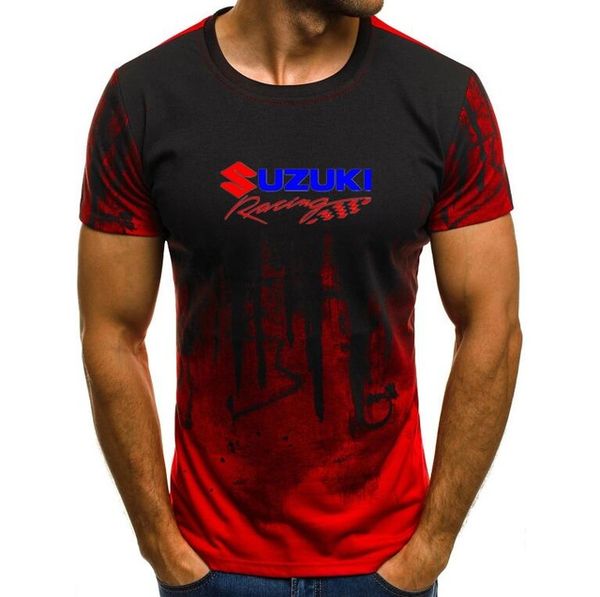 

2019 лето мужская с коротким рукавом футболки мужчины 1 для гонки декаль печати футболки топы брызг чернил печатный мужской повседневный tsh