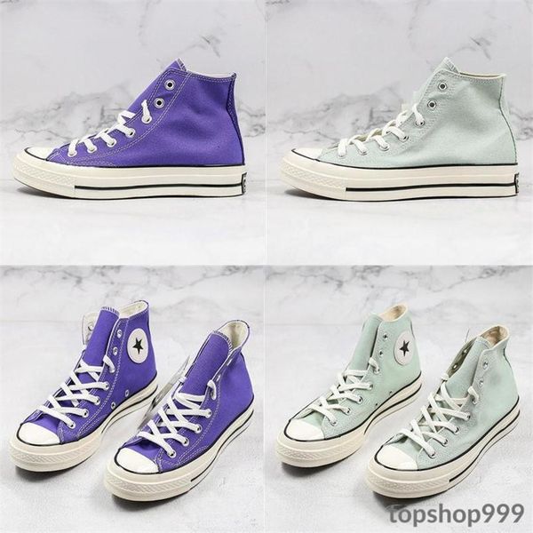 

eggplant purple mint green canvas shoes 1970s (with box) new spring pure color comes chuck 70 70s classic 70s design sneakers size 36-44, White;red