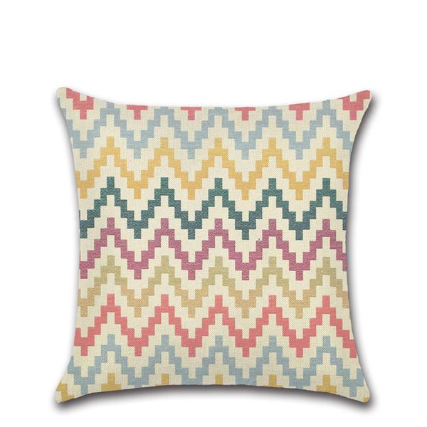 

geometric pattern printed cushion cover decor chair sofa seat car decorative pillowcase home house shop bedroom friend gift