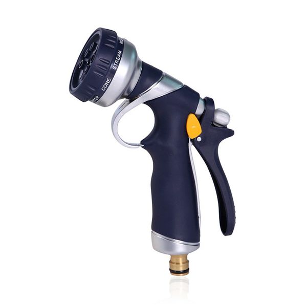 

durable home garden hose nozzle high-grade hand sprayer anti-slip high pressure power car wash electroplating water spray gun