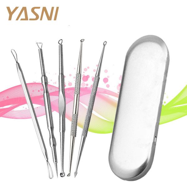 

5 pcs blackhead pimple blemish face acne extractor remover tool set kit fs05