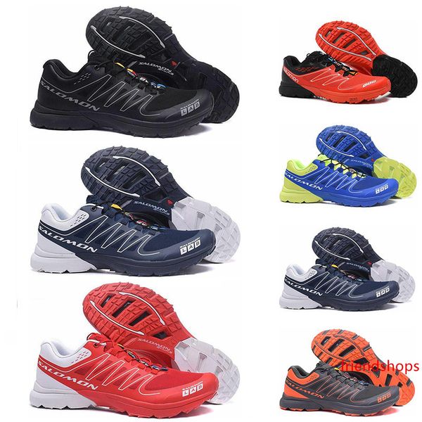 

new s-lab sense m running sneakers mens shoes athletic running sports outdoor hiking shoes size 40-46