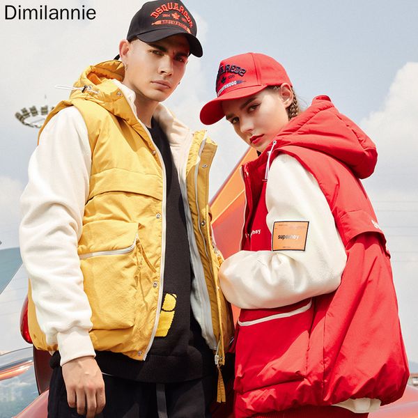 

fashion couple winter warm tracksuit men 2 piece hooded hoodies +vest casual sweat suits men streetwear set coat 3xl, Black