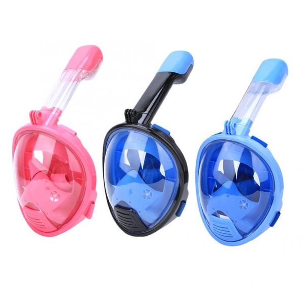 

children diving mask full dry full face anti-fog kids diving mask swimming goggle teenager scuba snorkeling silicone