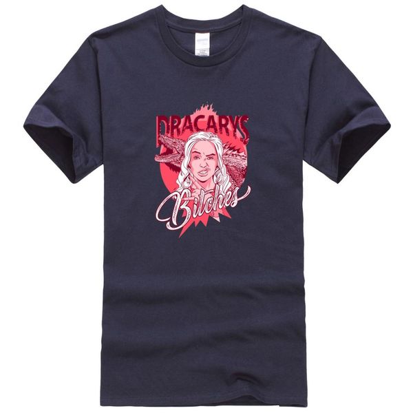 

men letter print dracarys casual cotton quality sportswear tee shirts 2019 selling short sleeve cloth, White;black