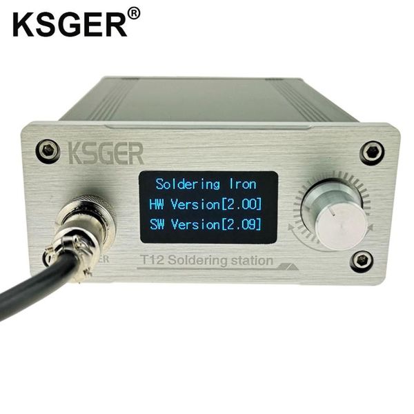 

ksger diy t12 oled паяльная станция stm32 v2.0 auto-sleep t12 паяльников комплекты abs пластиковые ручки алюминиевого сплава передняя панель