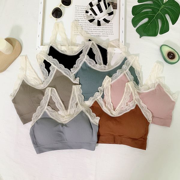 

summer autumn lace camis women fashion solid white black hollow out v-neck women camis blusas female top