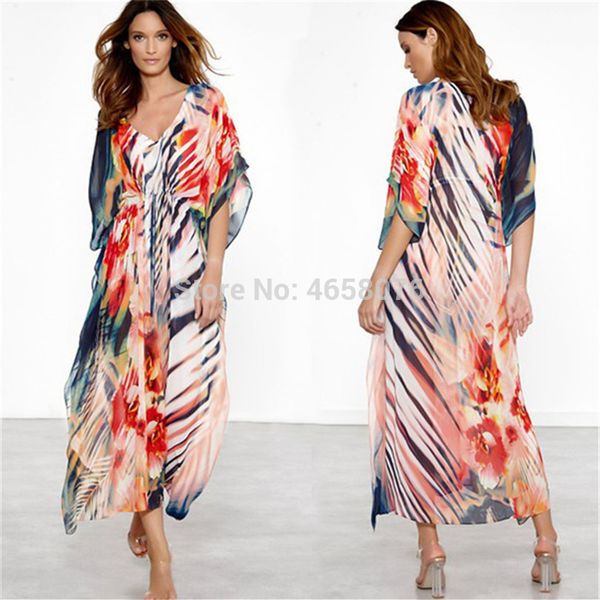 

beach dress kaftan pareo sarongs cover-up chiffon bikini swimwear tunic swimsuit bathing suit cover ups robe de plage, Blue;gray