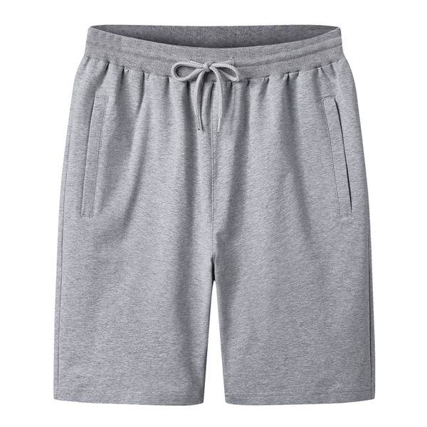 

mens summer shorts pants plus size sports jogging men solid color drawstring shorts fitness fifth pants, White;black