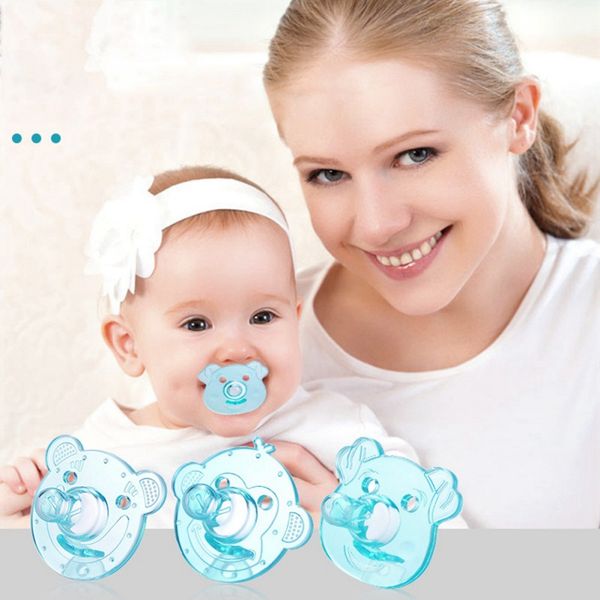 

baby flexible soft pacifier nipple silicone newborn infant feeding orthodontic dummy soother