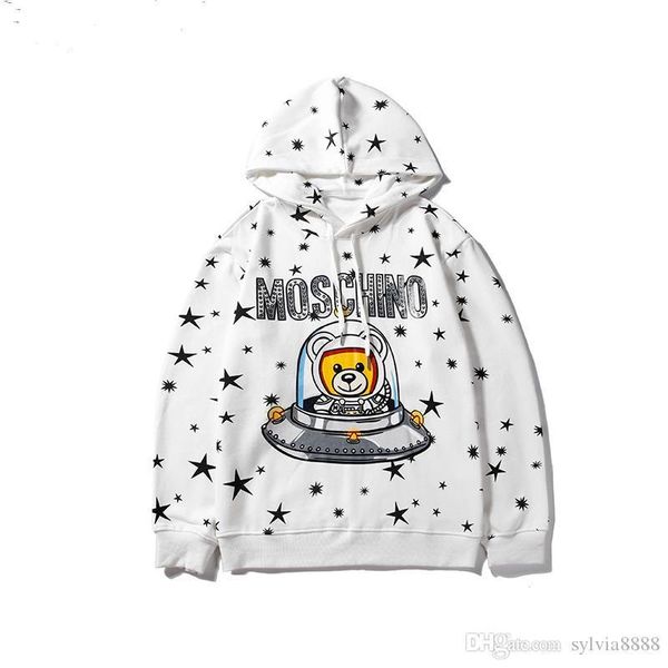 

mens clothing sweatshirts luxury mens women brand designer hoodies high street supremo print hoodies pullover winter sweatshirts, Black