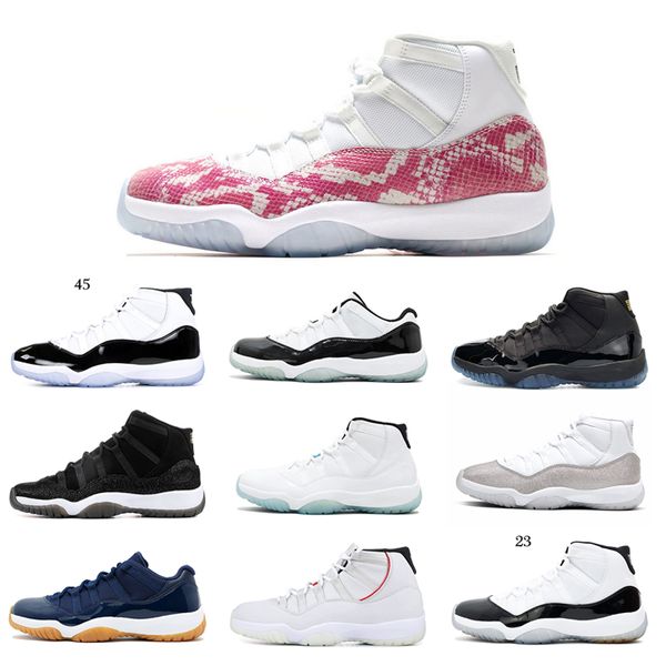 

11 11s мужчины bred concord баскетбол обувь metallic silver cap и платье sneakerin женщин мужские спортивные тренеры кроссовки 5.5-13
