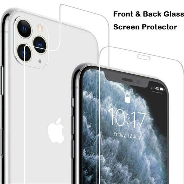

Передняя и задняя задняя закаленное стекло для нового IPhone 11 Pro XR макс XS MAX X 8 Plus Screen