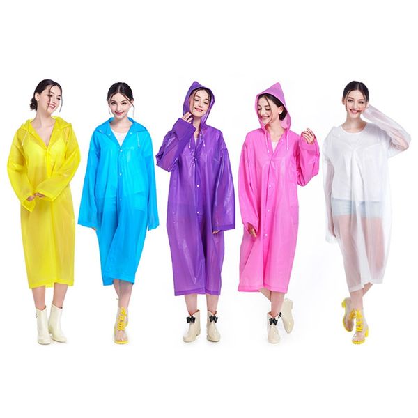 

raincoat rain poncho transparent hoodie waterproof portable non-disposable raincoat with hood women cycling use