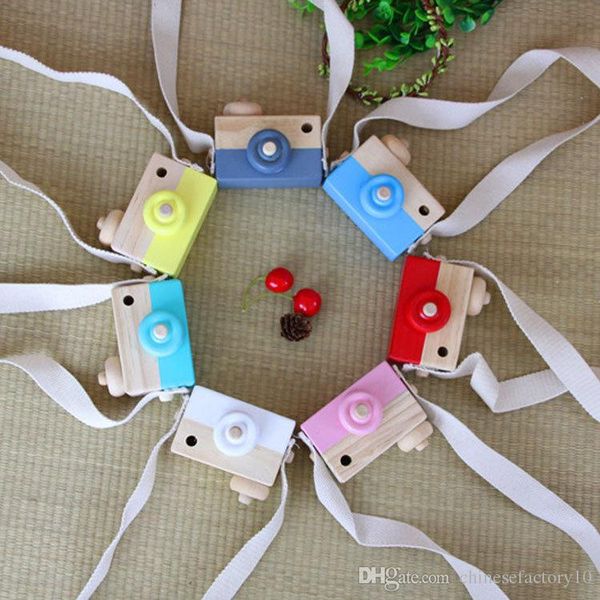 

cute wooden toy camera baby kids hanging camera pgraphy prop decoration children educational toy birthday christmas gifts