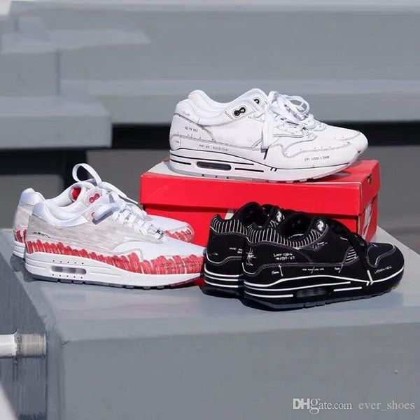

new tinker sketch to shelf 1 red black white mens running shoes for men trainers women designer sneakers size 36-45