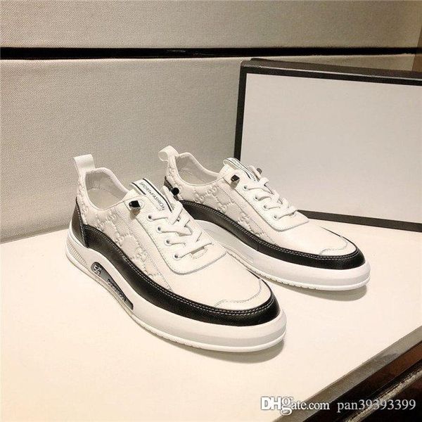 

высокое качество мужская обувь лето новая доска обувь повседневная спортивная обувь британский дикий кожаный тренд 38-44