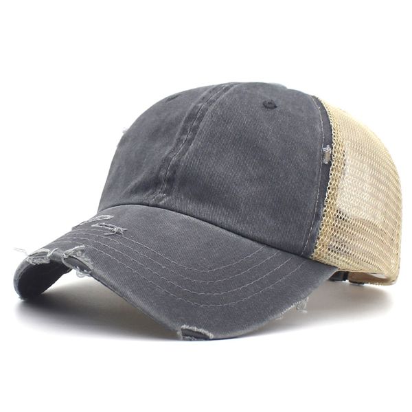 

minhui new fashion baseball cap for women summer hat breathable mesh hats vintage patch caps, Blue;gray