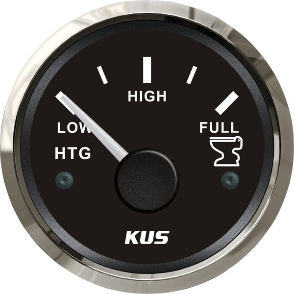 

kus 2" 52mm holding tank gauge meter 0-190ohm 12v 24v ky12002 with backlight