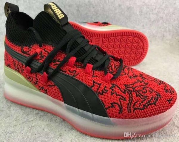 

new ocean drive clyde court disrupt mens basketball shoes socket sports sneakers breathable comfortable trainers shoes us 7.5-12.5 02