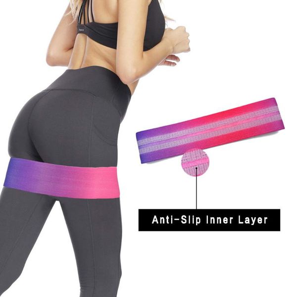 

booty band hip circle loop resistance band workout exercise for legs thigh glute busquat bands non-slip design#j30