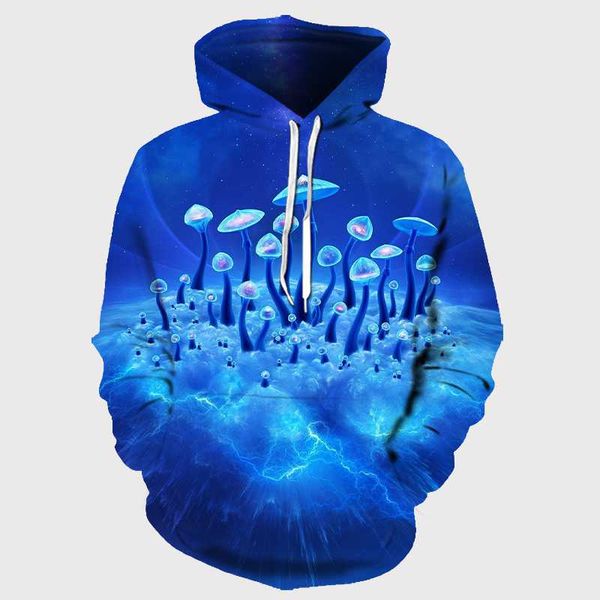 

3d толстовки мужчины и женщины hoodie весна и осень зимняя одежда толстовка 3d hoodie jacket, Black