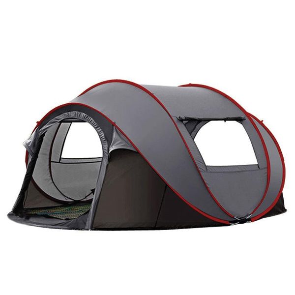 

kingcamp tent the latest super large 4~5 people tent to avoid building automatic speed open outdoor camping beach
