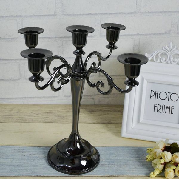 

5-candle metal candelabra tall candle holder wedding event candelabra candle stand