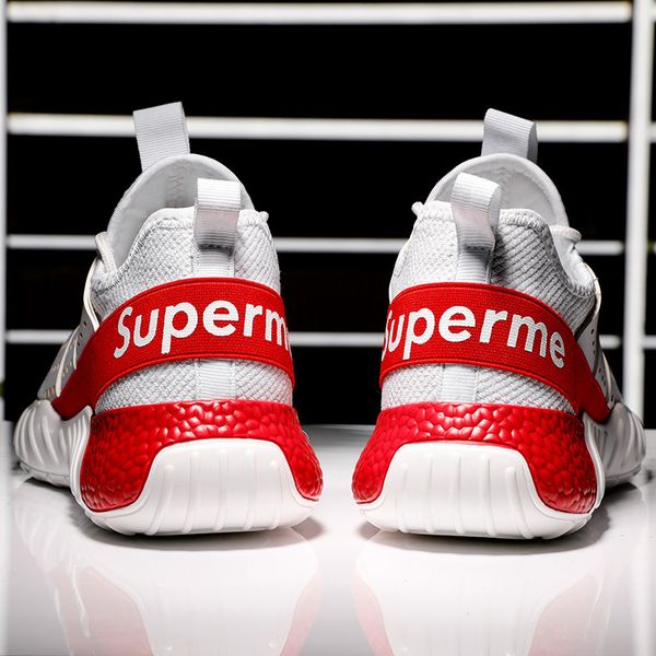 

2020 season flying woven breathable sports men's shoes fashion mesh casual shoes