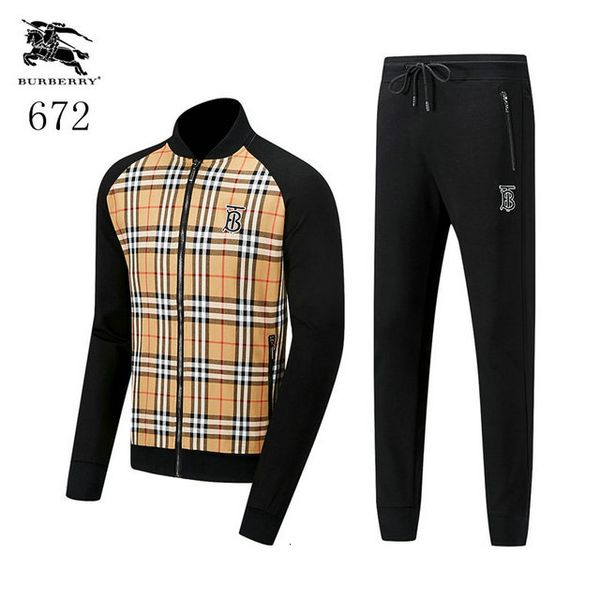 

2019 autumn new men's long sleeve two piece set jb1997018666666, Gray