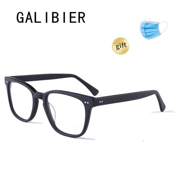 

galibier glasses frame men optical rectangle black gray tortoise eyeglasses frames for men vintage acetate glasses