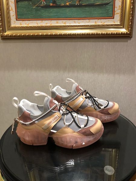 

platform 2020 latest fashion luxury casual sports shoes wild basketball couple shoes air cushion bottom spot, Black