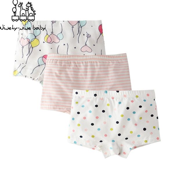 

kids cotton underwear girl breathable & comfortable briefs panties for girl lovely cartoon printing underpants 3pcs, Camo