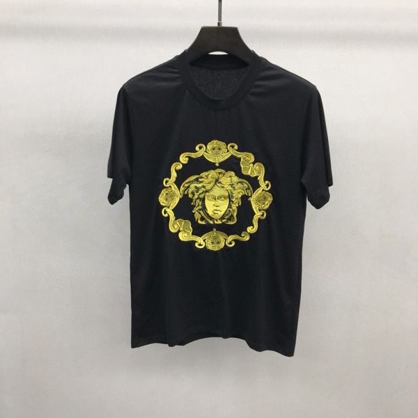 

spring summer t shirt multicolored austrian gold diamond two shares of european cotton invincible handsomeroyal style black white 03