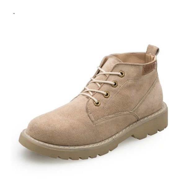 

women ankle boots platforms heels causal shoes woman faux suede leather botas mujer lace up black