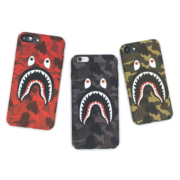 

For iphone 11 pro max protective phone ca e 2019 new camouflage hark mouth matt hockproof cover for am ung iphone 6 7 8 plu x max