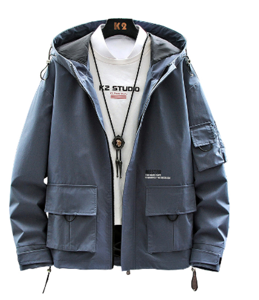 

весна мужчин с капюшоном куртки высокого качества мужской одежда streetwear комбинезоны пальто бомбардировщик куртки черный вскользь outwear, Black;brown
