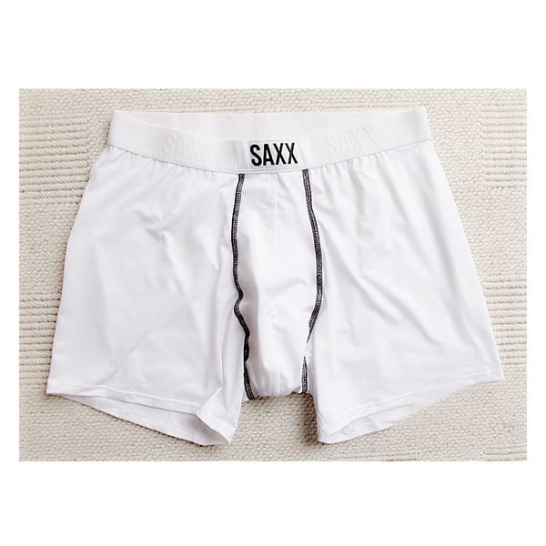 

mens underwears luxury designer boxers saxx saxx mens nksa pro elite boxers brief underwear - white - size s new arrival, Black;white
