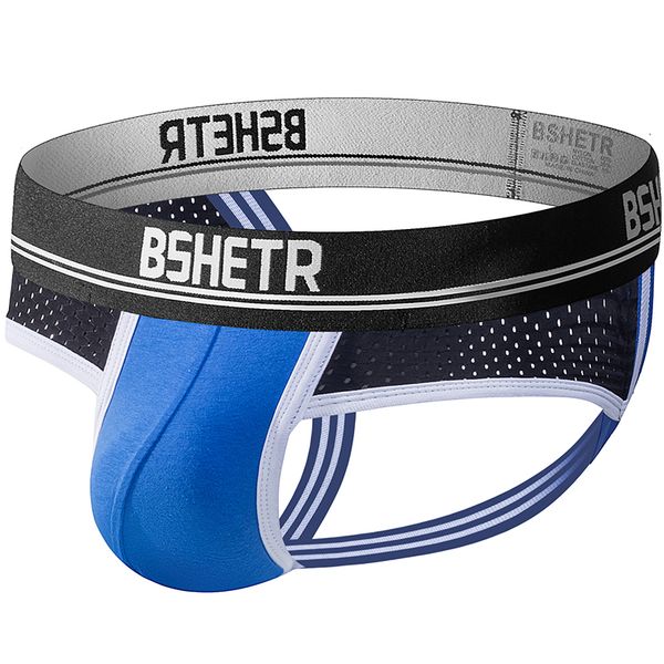 

new mens jockstrap thongs bshetr male brief jocks cotton pouch and mesh sides open back gay men's thong jockstrap g-strings, Black;white