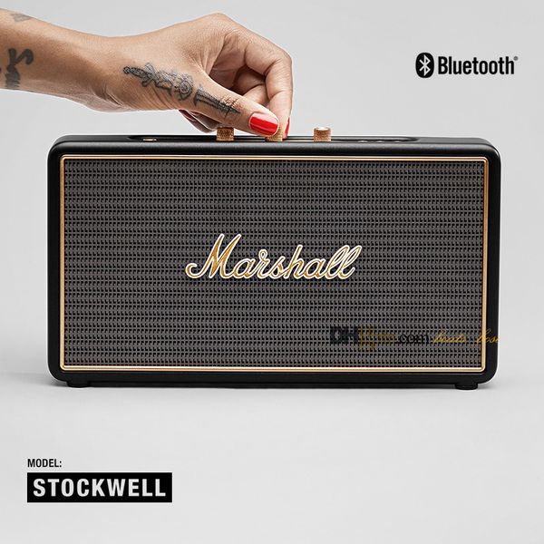 

Marshall Stockwell Portable Bluetooth Speaker Wireless Speakers With Flip Cover Case DHL drop shipping Top quality