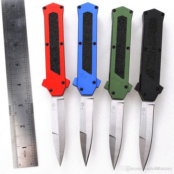 

wholesaler CNC D2 steel t6-6061 handle folding knife Combat Benchmade bm3300 UTX85 Pocket knife Amusing tactical camping EDC cutting tool
