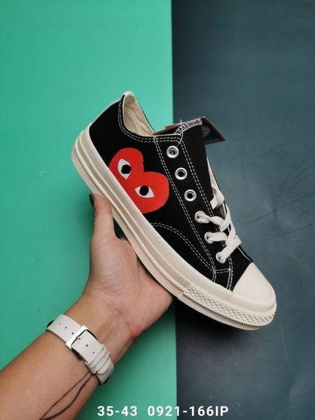 

chuck taylor cdg hococal white all-star 1970s women's crystal bottom off mesh shoes high canvas shoes white outdoor shoes 2020, Black;red