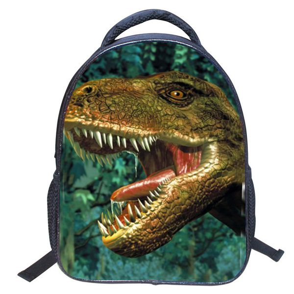 

3d dinosaur children school bags for teenagers boys girls women men canvas backpacks students kids jurassic book bag mochila t200514