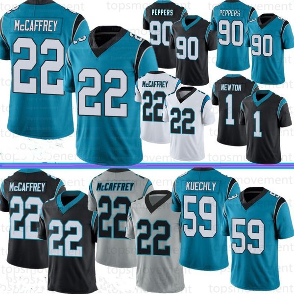 

22 christian mccaffrey men jerseys 59 luke kuechly 1 cam newton 90 julius peppers 14 fitzpatrick 3 jameis winston 13 evans, Black;red