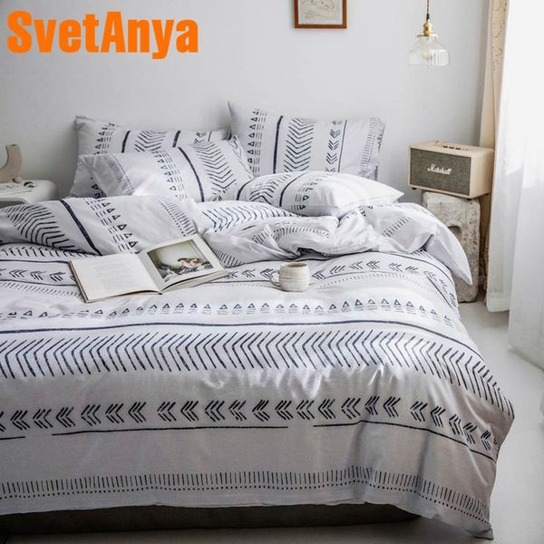 

svetanya stripes bedding set 100 cotton bedlinen single double queen king size
